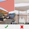 12'x12' Square Sun Shade Sail/Red
