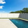 Privacy Fence Panels 6ft.H x 6ft.W WHITE Vinyl Full set of 2 Pcs