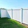 Privacy Fence Panels 6ft.H x 6ft.W WHITE Vinyl Full set of 2 Pcs
