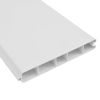 Privacy Fence Panels 6ft.H x 6ft.W WHITE Vinyl Full set of 2 Pcs
