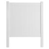 Privacy Fence Panels 6ft.H x 6ft.W WHITE Vinyl Full set of 2 Pcs