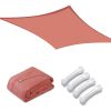 12'x12' Square Sun Shade Sail/Red