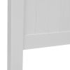 Privacy Fence Panels 6ft.H x 6ft.W WHITE Vinyl Full set of 2 Pcs