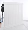 Privacy Fence Panels 6ft.H x 6ft.W WHITE Vinyl Full set of 2 Pcs