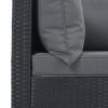 8-Pieces Outdoor Patio Furniture Sets;  Garden Conversation Wicker Sofa Set;  Single Sofa Combinable